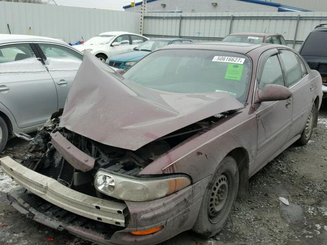 1G4HP52K35U226037 - 2005 BUICK LESABRE CU MAROON photo 2