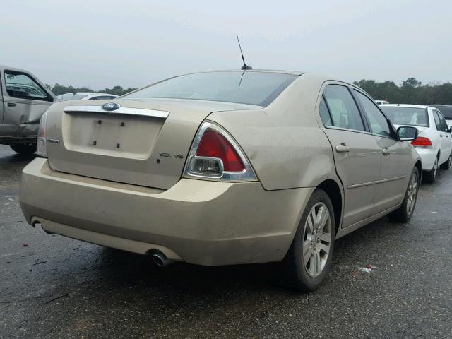 3FAHP08198R220203 - 2008 FORD FUSION SEL TAN photo 4