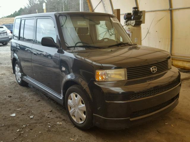 JTLKT334850187032 - 2005 TOYOTA SCION XB BLACK photo 1