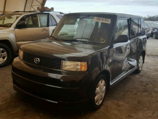 JTLKT334850187032 - 2005 TOYOTA SCION XB BLACK photo 2