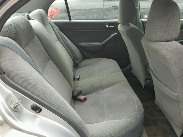 1HGES16542L034776 - 2002 HONDA CIVIC LX SILVER photo 6