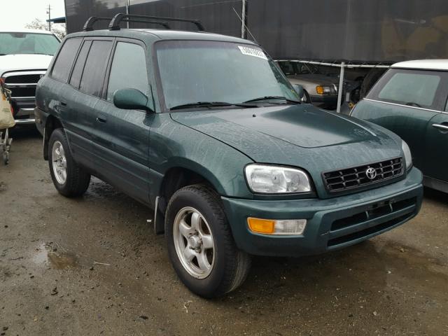 JT3GP10V0Y7074134 - 2000 TOYOTA RAV4 GREEN photo 1