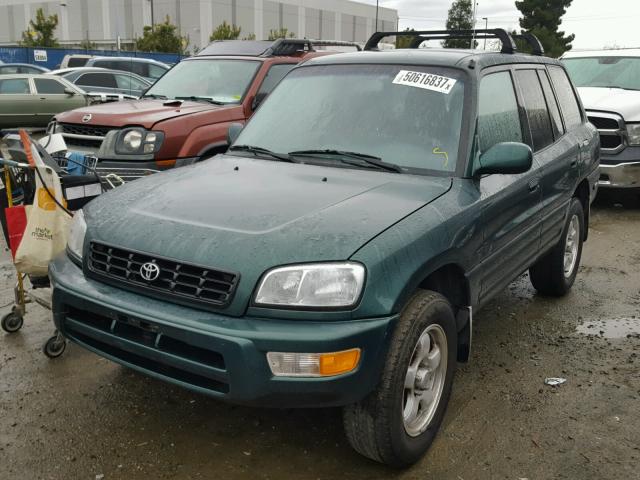 JT3GP10V0Y7074134 - 2000 TOYOTA RAV4 GREEN photo 2