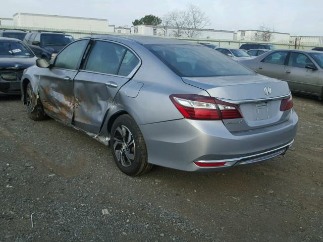 1HGCR2F36HA067225 - 2017 HONDA ACCORD LX GRAY photo 3