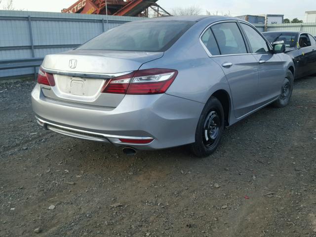 1HGCR2F36HA067225 - 2017 HONDA ACCORD LX GRAY photo 4