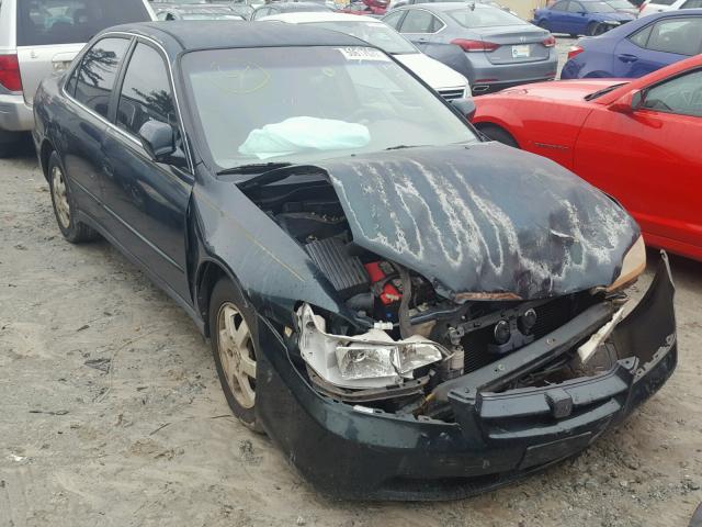 1HGCG5678YA057385 - 2000 HONDA ACCORD SE GREEN photo 1