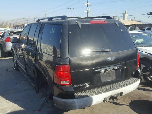 1FMZU63W82ZA58141 - 2002 FORD EXPLORER X BLACK photo 3