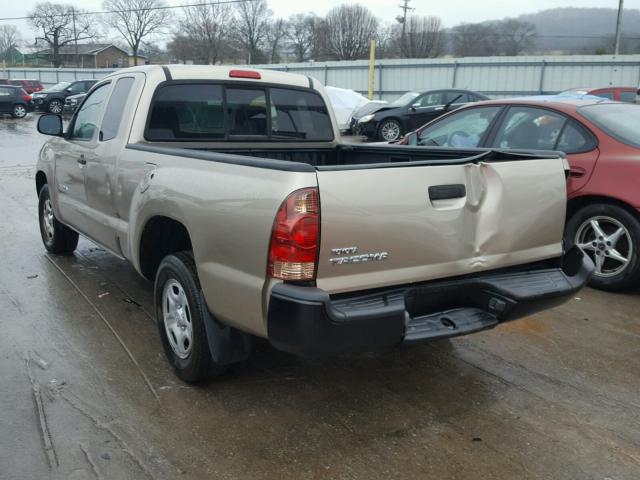 5TETX22N86Z275167 - 2006 TOYOTA TACOMA ACC GOLD photo 3