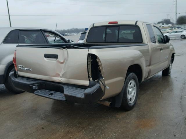 5TETX22N86Z275167 - 2006 TOYOTA TACOMA ACC GOLD photo 4