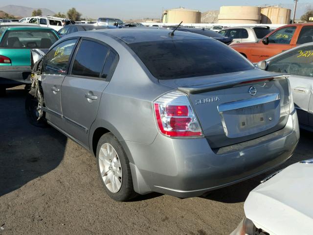 3N1AB6AP4CL783587 - 2012 NISSAN SENTRA 2.0 GRAY photo 3