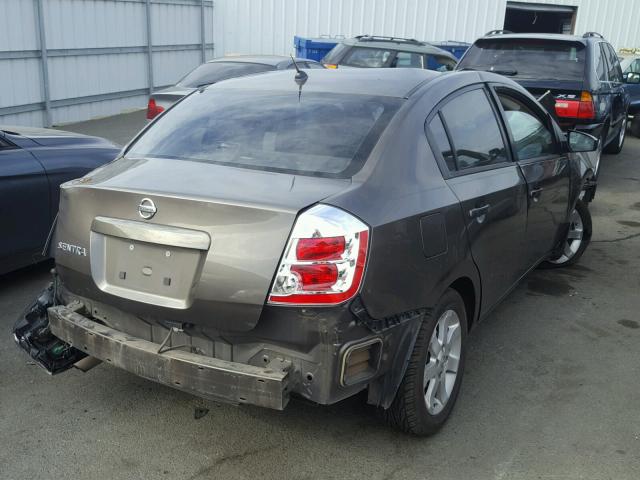 3N1AB61E18L716760 - 2008 NISSAN SENTRA 2.0 GRAY photo 4