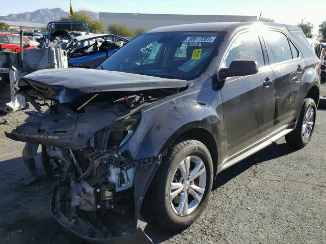 2GNALBEK7H1564446 - 2017 CHEVROLET EQUINOX LS BLACK photo 2