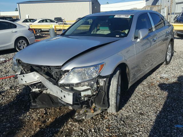 JTHBL46F485057690 - 2008 LEXUS LS 460 SILVER photo 2