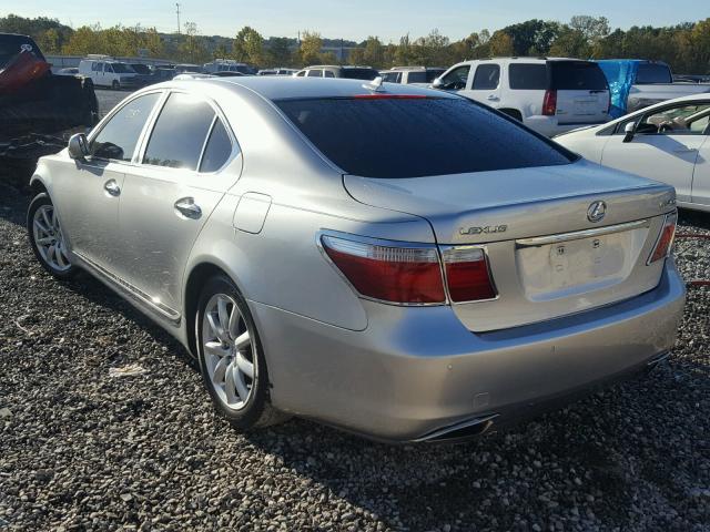 JTHBL46F485057690 - 2008 LEXUS LS 460 SILVER photo 3