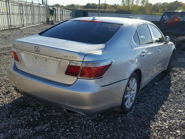 JTHBL46F485057690 - 2008 LEXUS LS 460 SILVER photo 4