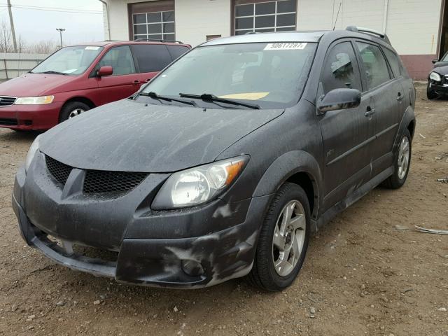 5Y2SL65826Z444194 - 2006 PONTIAC VIBE BLACK photo 2