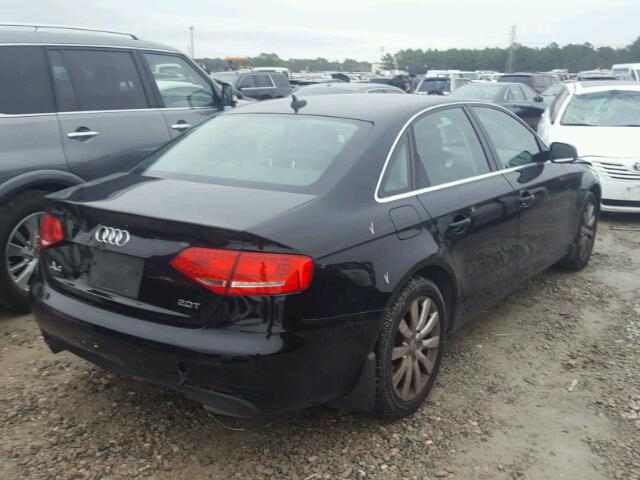 WAUEFAFL7AN004852 - 2010 AUDI A4 PREMIUM BLACK photo 4