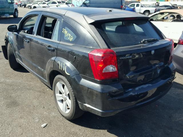 1B3CB4HA6AD651382 - 2010 DODGE CALIBER SX BLACK photo 3