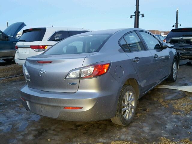 JM1BL1V73D1804806 - 2013 MAZDA 3 I SILVER photo 4