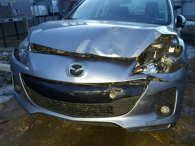 JM1BL1V73D1804806 - 2013 MAZDA 3 I SILVER photo 9