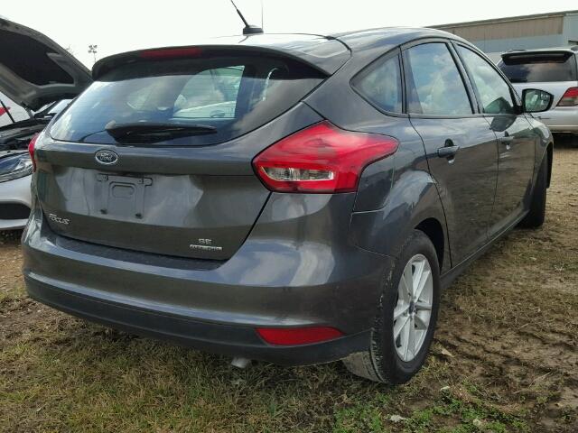 1FADP3K2XGL283194 - 2016 FORD FOCUS SE GRAY photo 4