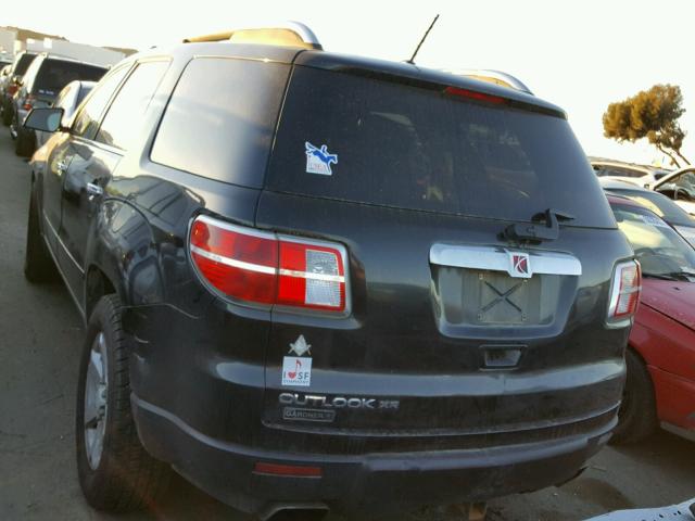 5GZER23758J143093 - 2008 SATURN OUTLOOK XR BLACK photo 3