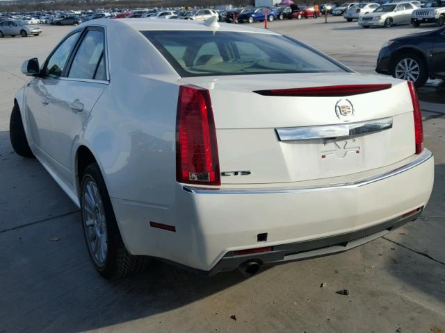 1G6DE5EY3B0110352 - 2011 CADILLAC CTS LUXURY WHITE photo 3