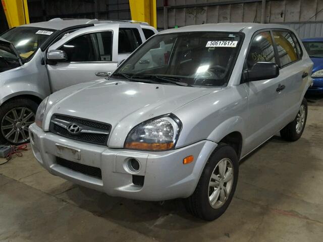 KM8JM12B89U113273 - 2009 HYUNDAI TUCSON GLS SILVER photo 2