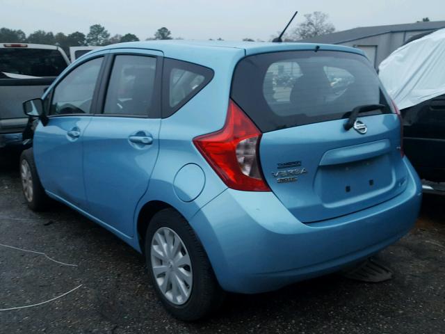 3N1CE2CP4FL406221 - 2015 NISSAN VERSA NOTE BLUE photo 3