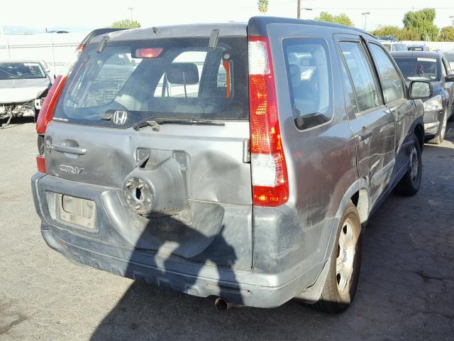 JHLRD78596C009438 - 2006 HONDA CR-V LX BLUE photo 4