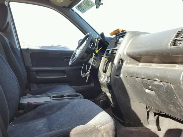 JHLRD78596C009438 - 2006 HONDA CR-V LX BLUE photo 5