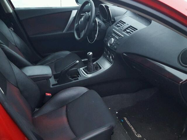 JM1BL1H46A1255485 - 2010 MAZDA SPEED 3 红色 照片 5