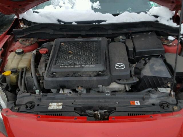 JM1BL1H46A1255485 - 2010 MAZDA SPEED 3 红色 照片 7