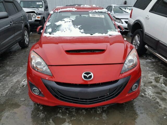 JM1BL1H46A1255485 - 2010 MAZDA SPEED 3 红色 照片 9