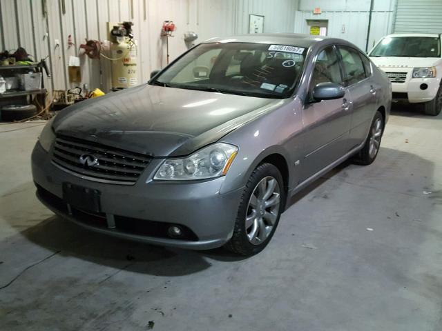 JNKAY01F87M450397 - 2007 INFINITI M35 BASE GRAY photo 2