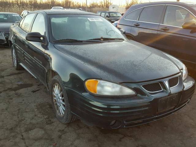 1G2NF52T01M649806 - 2001 PONTIAC GRAND AM S GREEN photo 1