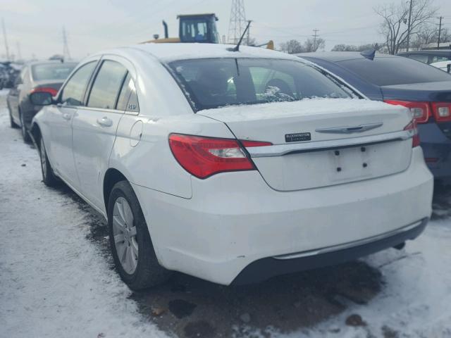 1C3CCBBB2DN584848 - 2013 CHRYSLER 200 TOURIN WHITE photo 3