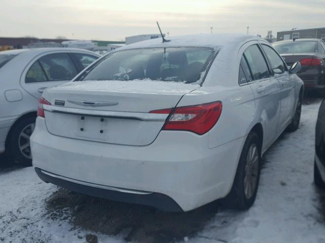 1C3CCBBB2DN584848 - 2013 CHRYSLER 200 TOURIN WHITE photo 4