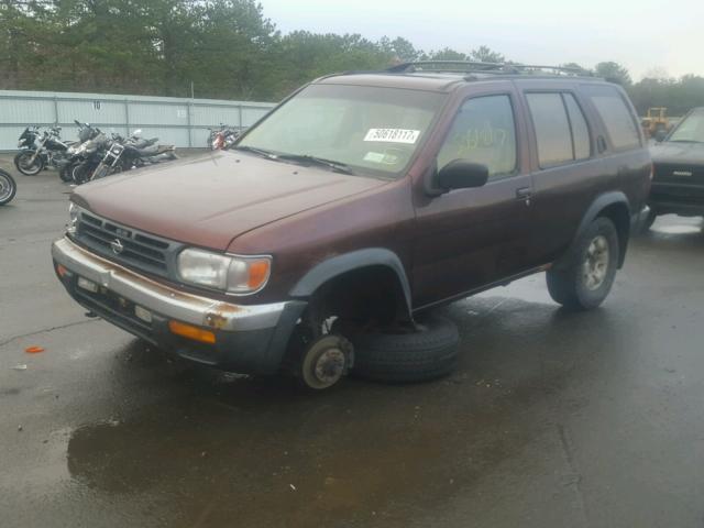 JN8AR05Y3TW027806 - 1996 NISSAN PATHFINDER MAROON photo 2