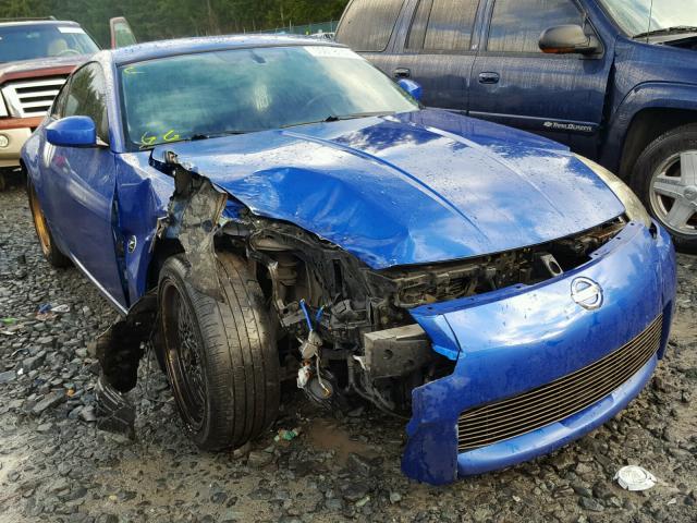 JN1AZ34D86M305145 - 2006 NISSAN 350Z COUPE BLUE photo 1