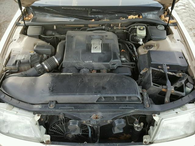 JT8UF22E9S0021645 - 1995 LEXUS LS 400 BEIGE photo 7