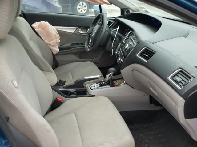 2HGFB2F85DH539763 - 2013 HONDA CIVIC EX Mavi fotoğraf 5