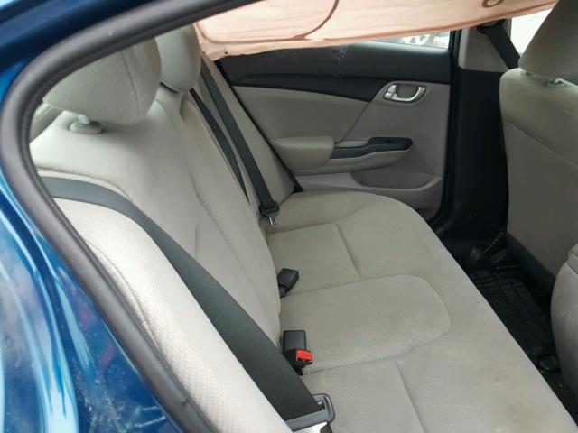 2HGFB2F85DH539763 - 2013 HONDA CIVIC EX Mavi fotoğraf 6
