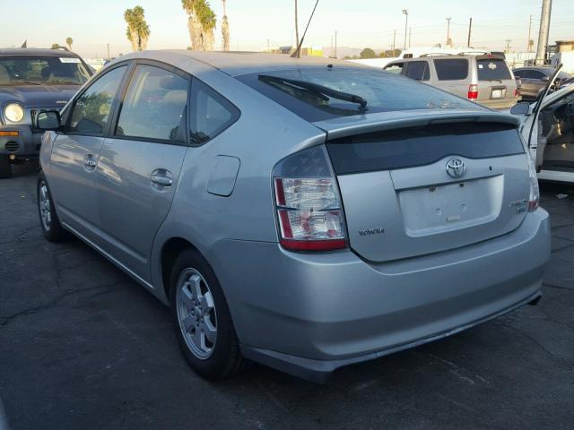 JTDKB20UX53083797 - 2005 TOYOTA PRIUS SILVER photo 3