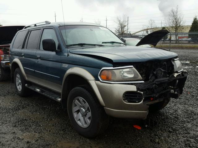 JA4MT31R84J008526 - 2004 MITSUBISHI MONTERO SP GREEN photo 1