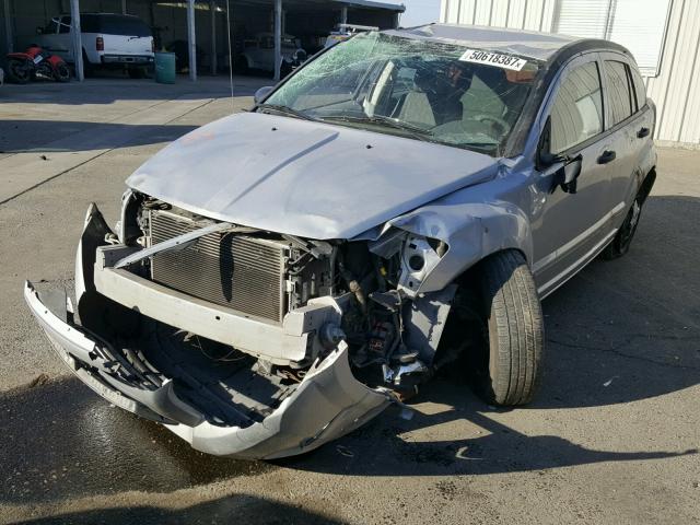 1B3HB28B17D242850 - 2007 DODGE CALIBER SILVER photo 2