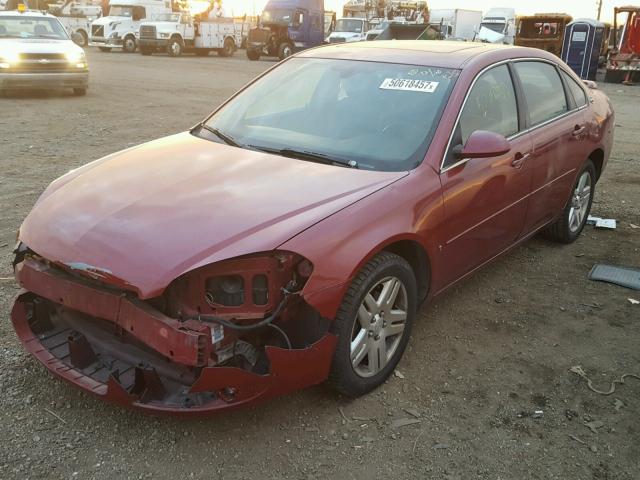 2G1WU581169318905 - 2006 CHEVROLET IMPALA LTZ BURGUNDY photo 2