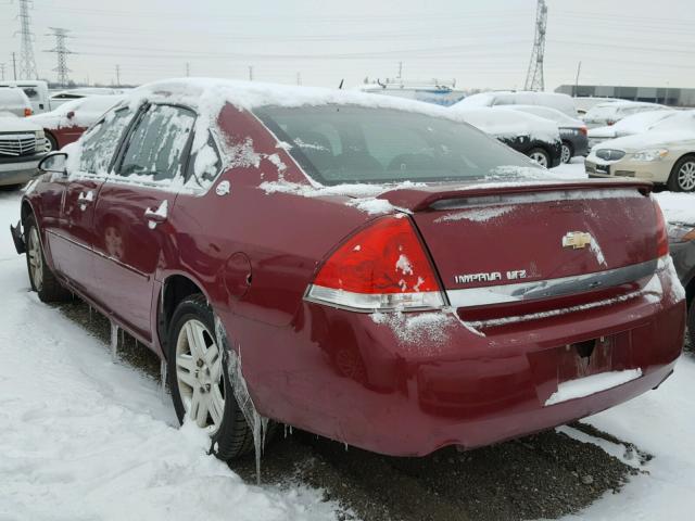 2G1WU581169318905 - 2006 CHEVROLET IMPALA LTZ BURGUNDY photo 3