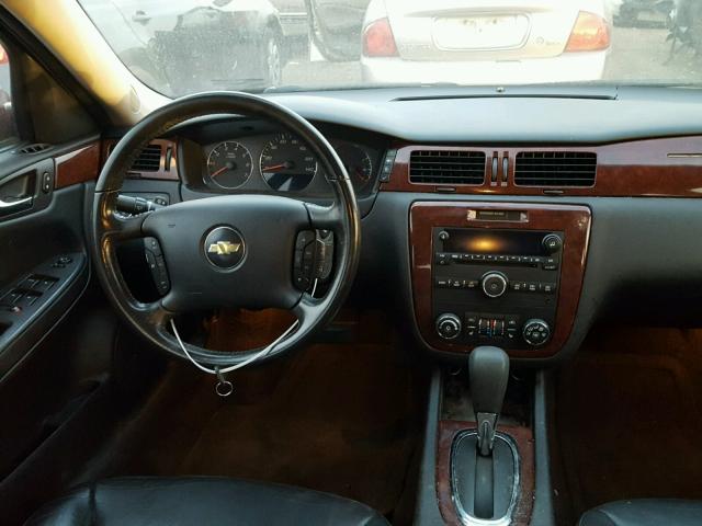 2G1WU581169318905 - 2006 CHEVROLET IMPALA LTZ BURGUNDY photo 9