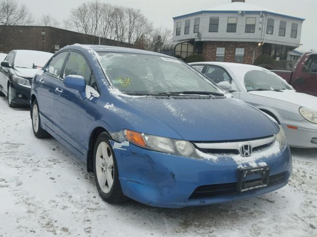 1HGFA16866L072243 - 2006 HONDA CIVIC EX BLUE photo 1